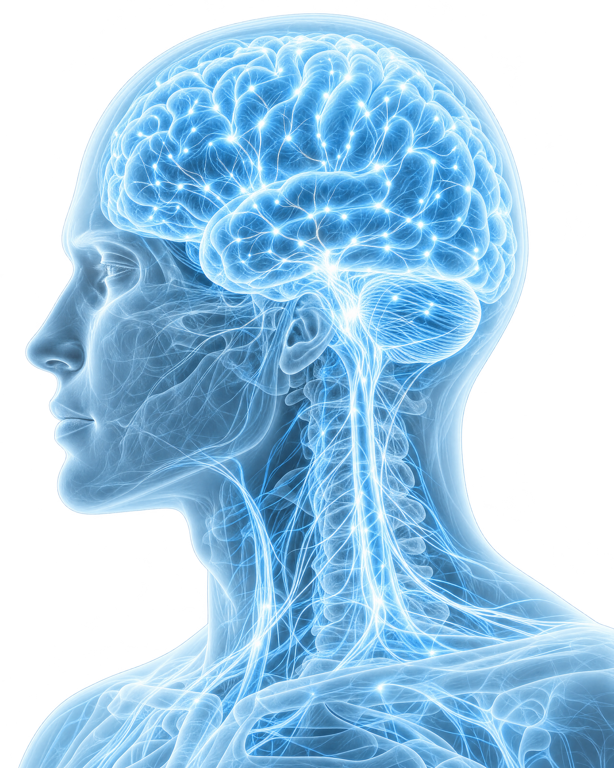 Glowing brain