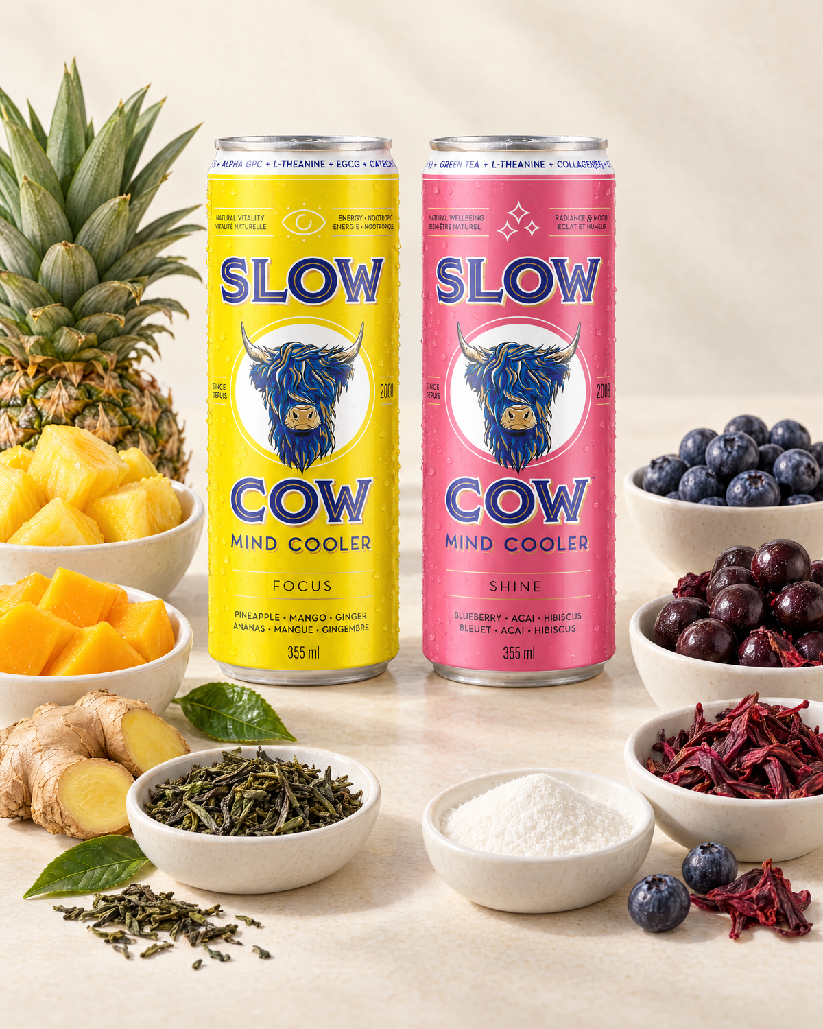 Slow Cow Focus and Shine with their ingredients
