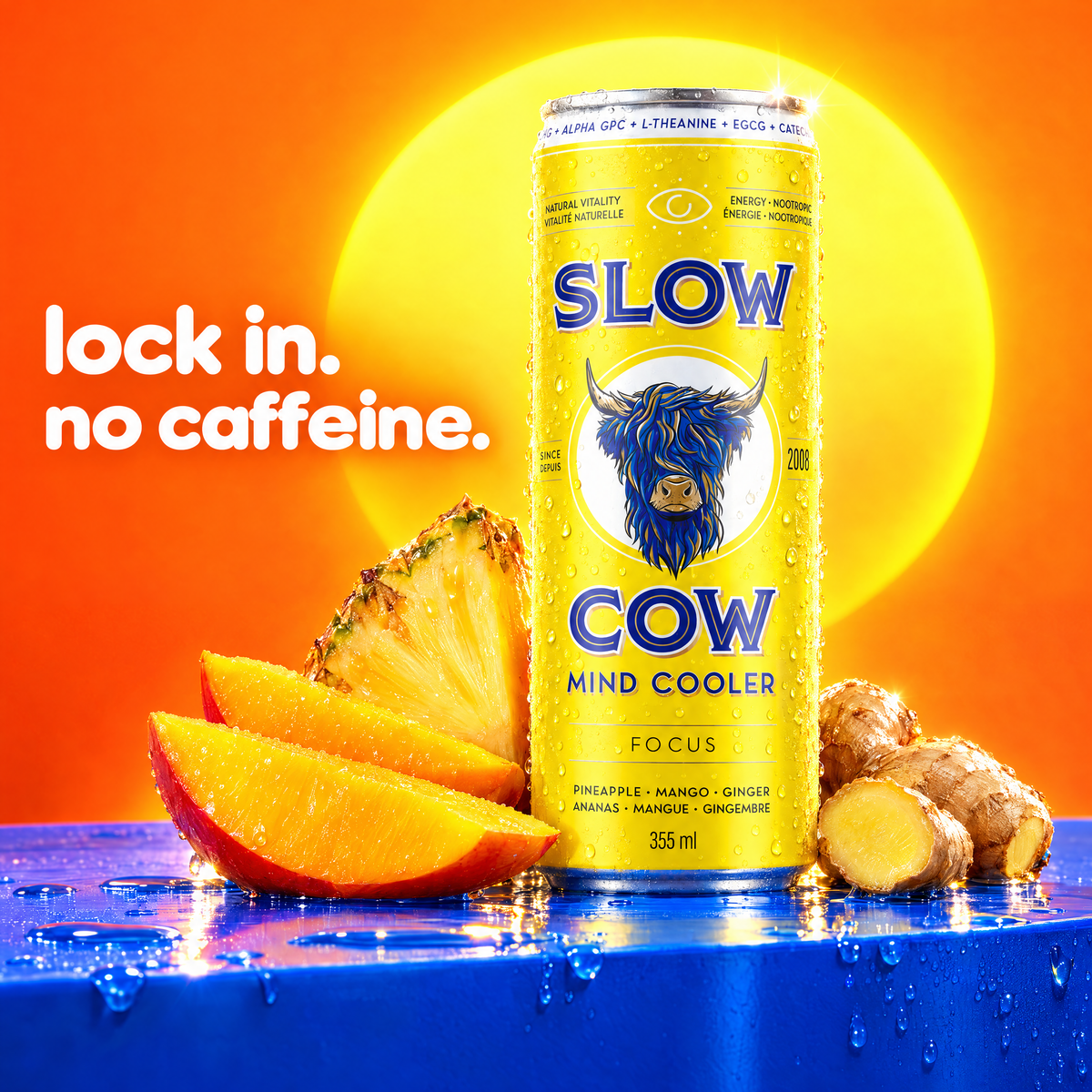 Slow Cow Focus — lock in, no caffeine