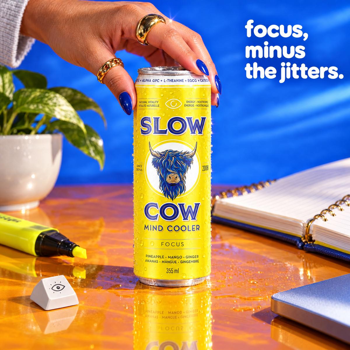 Slow Cow Focus — focus, minus the jitters