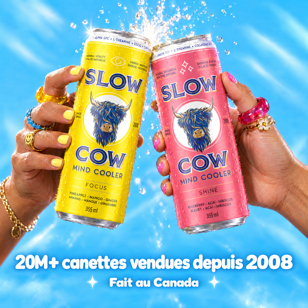 20M+ canettes vendues depuis 2008