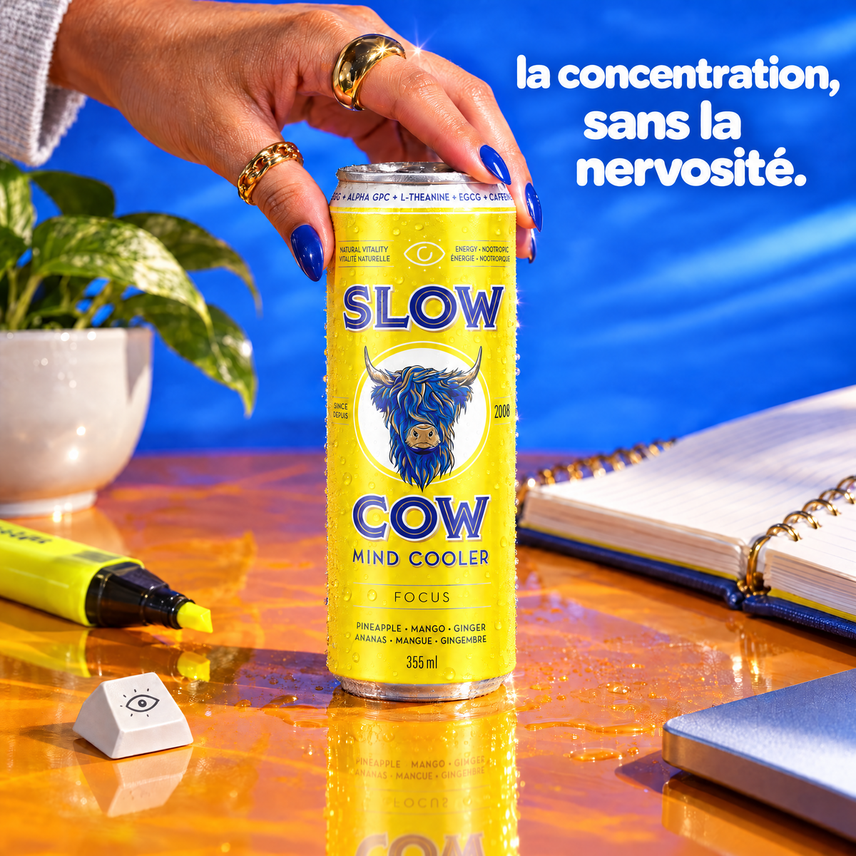 La concentration, sans la nervosité